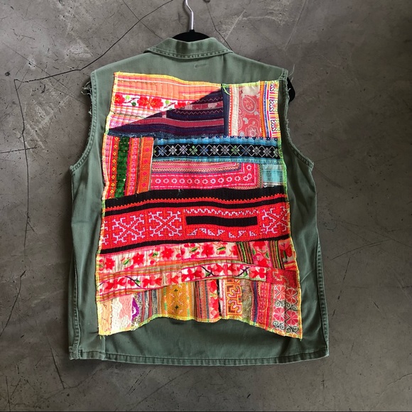 Sleeveless vintage jacket - Picture 4 of 5